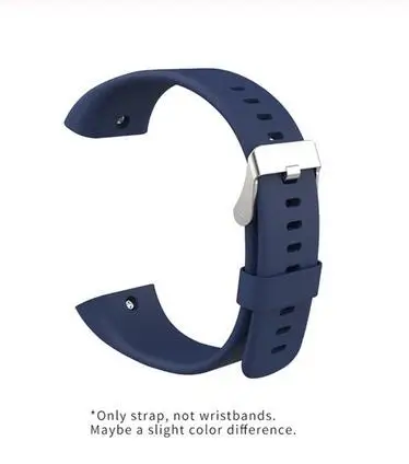 Синий Силикон ремешок на запястье для Huami Amazfit Cor 2 умный Браслет замена удобный разноцветный браслет для Amazfit Cor 2 - Цвет: Синий