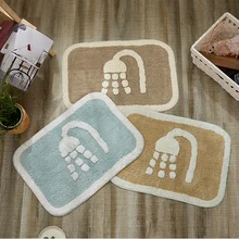 45*70 см/50*80 см хлопок ткань синель коврик для ванной пылезащитный коврик ковер впитывающая вода ткань кровать прикроватный коврик для спальни