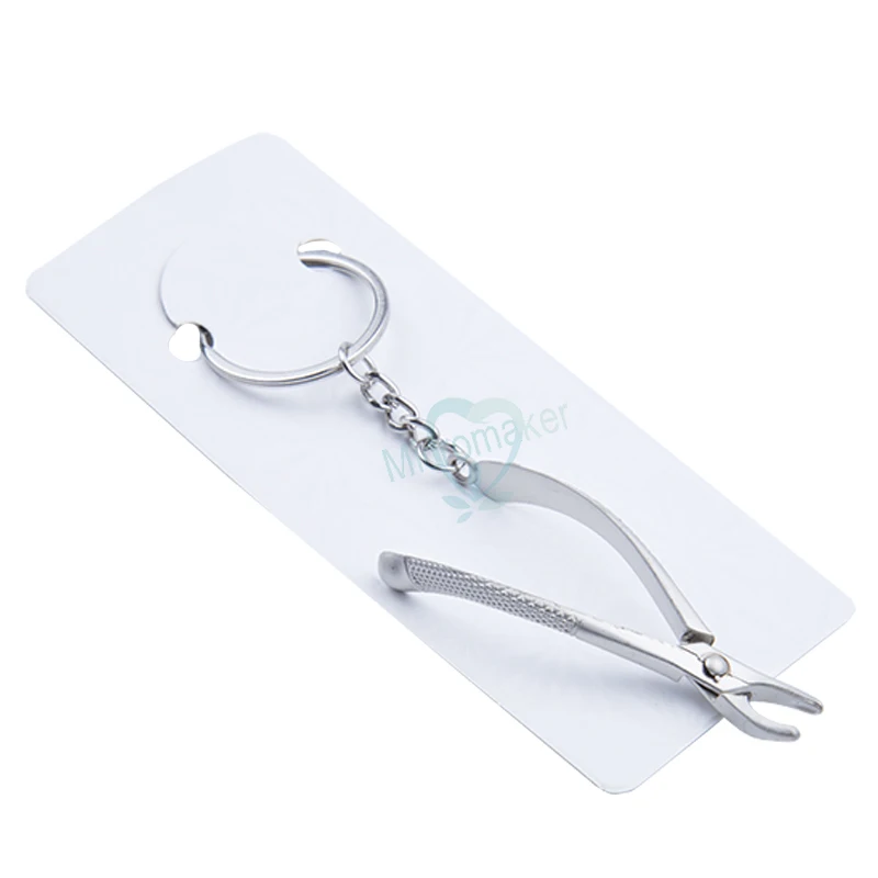 

1pcs Dental Clinic Gift Dentist Gift Dental culture President Orthodontic Personalized Keychain Dental Keyring