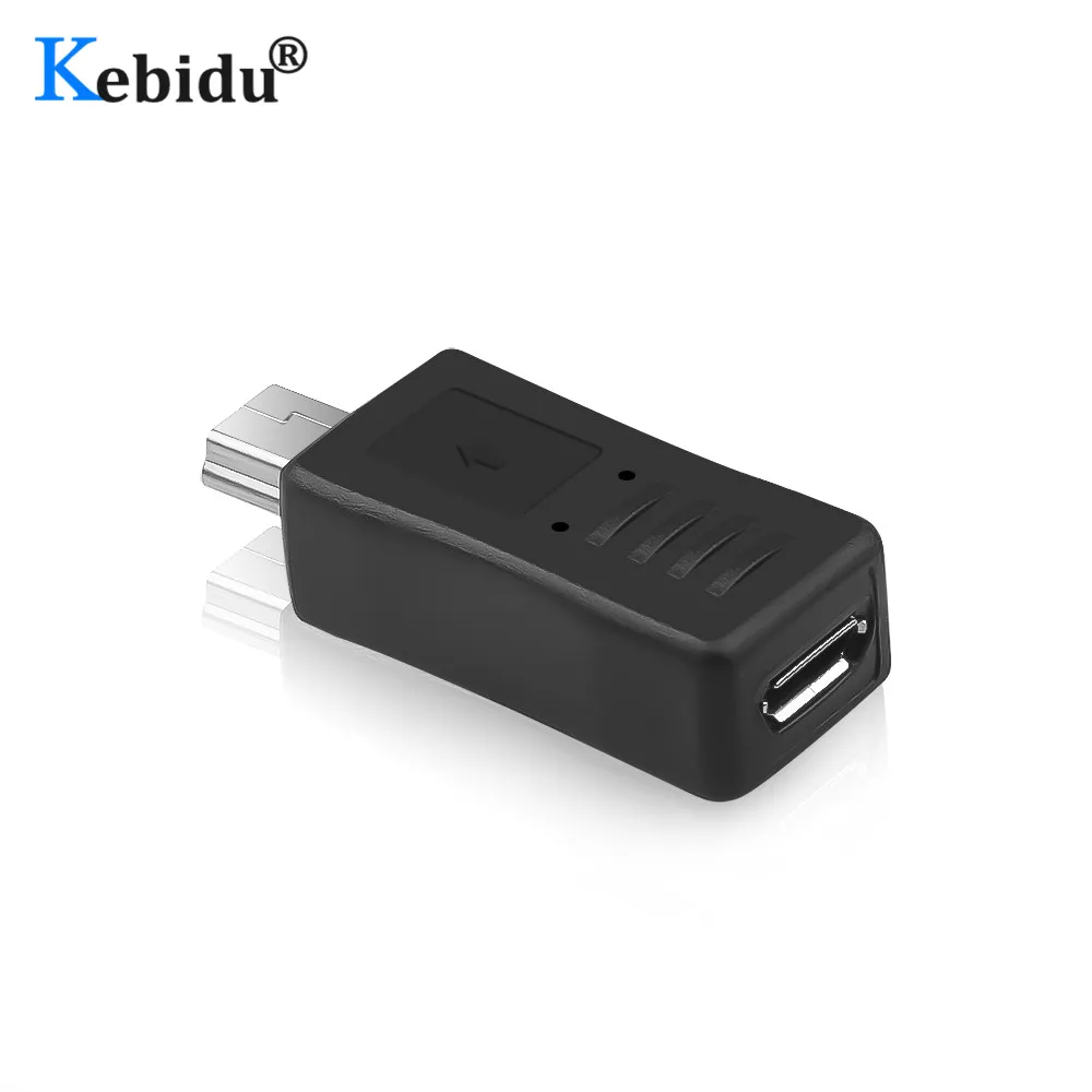 Адаптер KEBIDU с Micro USB Мама на Mini папа коннектор конвертер адаптер для ПК телефонных