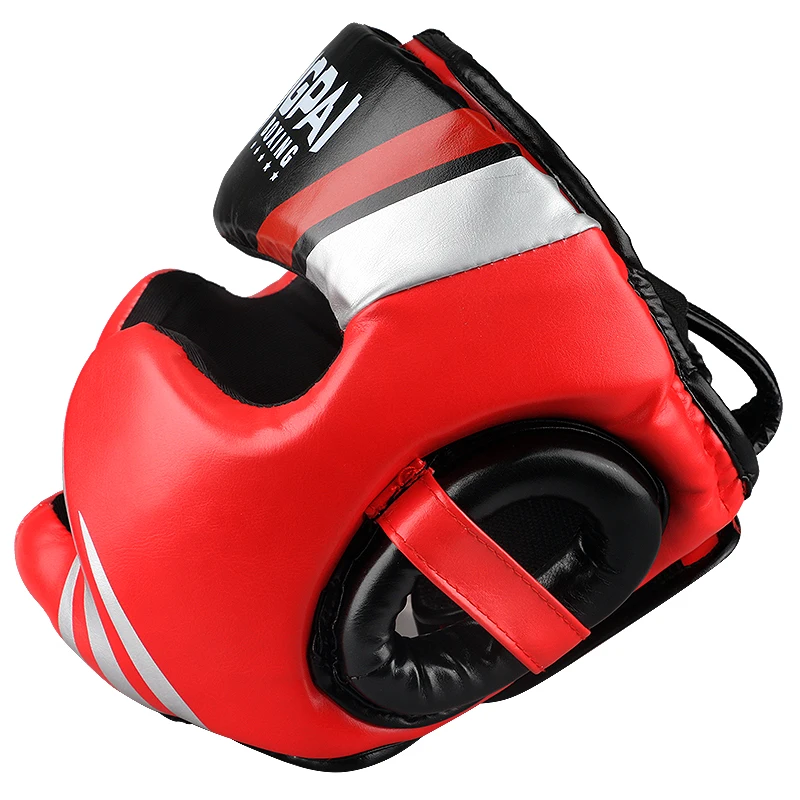 Casco de boxeo para boxeadores Casco Protección para la cabeza Cuero  Protección para las mejillas Suave para la cabeza Sparring boxeo en  tailandia Thai 50 a 58CM DYNWAVEMX Casco de boxeo