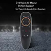 Commande vocale de souris d'air G10S avec le jeu de détection de gyroscope 2.4GHz télécommande intelligente sans fil G10 Pro pour X96 H96 MAX A95X F3 Android TV Box ► Photo 3/6