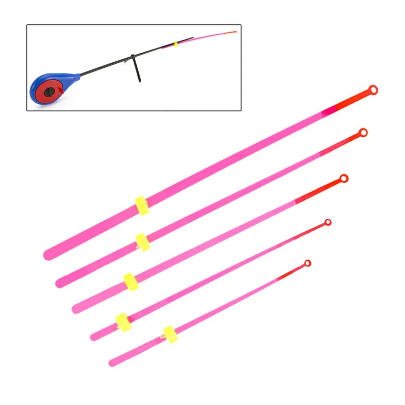 10PCS Mini Winter Ice Fishing Rod Winter Fishing Pole For Fishing Accessories Pesca 12/14/16/18/20cm