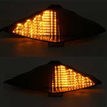 

Plastic Turn Signal Light Lamp Bulbs 17.5x13.5x9.5cm For YZF-R1 YZF R1 2004-2006 Motorcycle Smoke LED