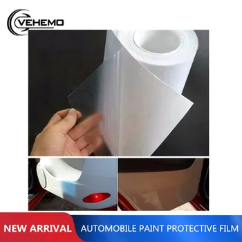 

VEHEMO 10 x 300CM D-295 Automobile Paint Protective Film Transparent Rhino Skin Handle Film Anti-scratch Body Protection Films