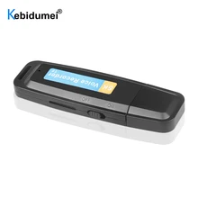 Uma gravação chave u-disco gravador de áudio digital tf cartão flash usb gravador de voz caneta mini ditaphone profissional até 32gb