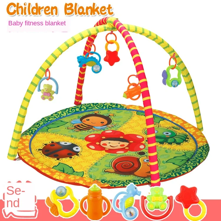 Детский игровой коврик с мультяшным рисунком мягкий игровой коврик для новорожденных игр одеяла коврик для обучения игрушка Детские