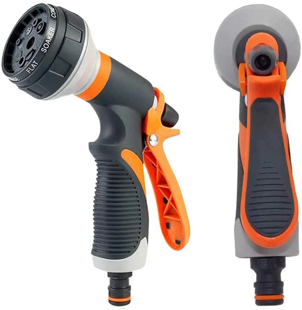 Garden Water Gun Watering Gun Hose Nozzles Adjustable Water Gun Lawn Hose Multifunction Garden High Pressure Sprayer