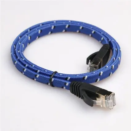 

yhc761 300pcs new Cat7 0.5m-10m 10 Gigabit Ethernet Internet Network Patch LAN Cable Cord Modem Router RJ45 For Computer Laptop