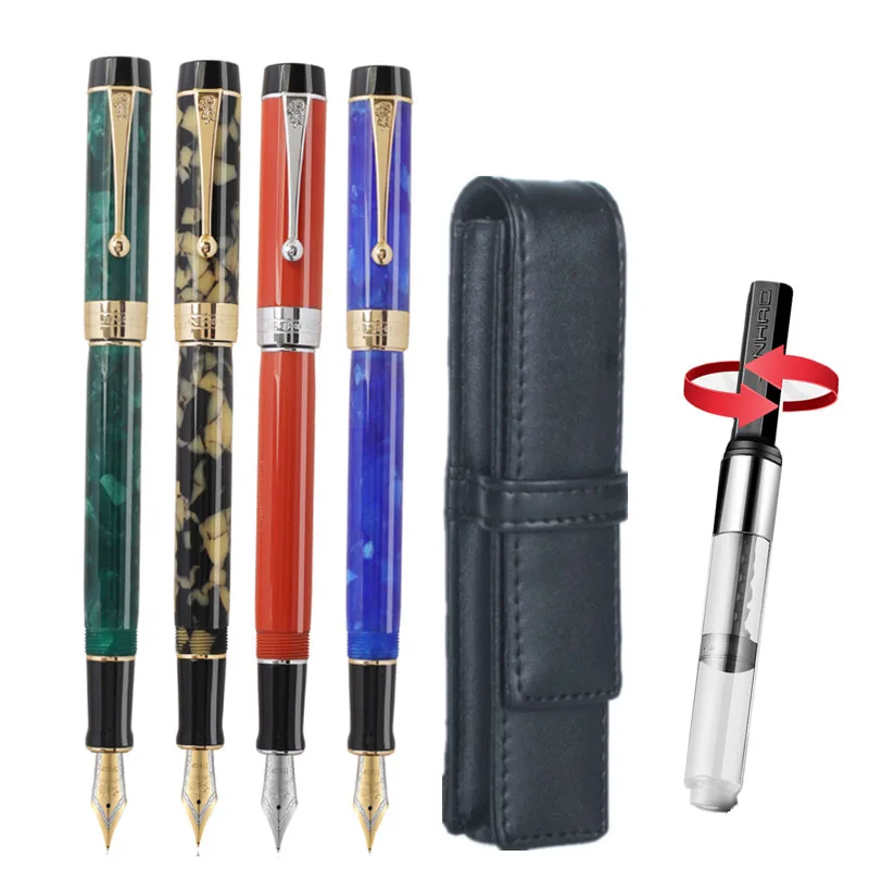 Jinhao 100 ״Ͼ  ,   Ŭ, Ͻ 繫  , EF/F 18KGP, Ʈ , 0.5mm, 1.0mm