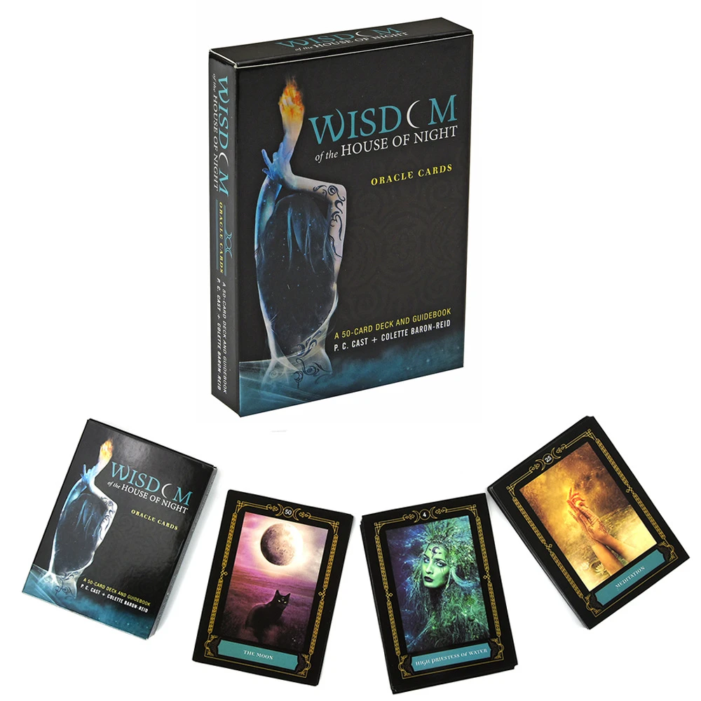 Wisdom Of The House Of Night Oracle Cards A 50-card Deck And Guidebook Tarot  Card Game Board For Beginners With Guidebookgame - Card Games - AliExpress