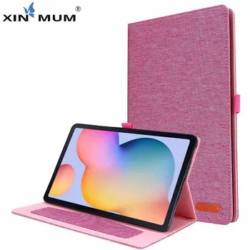 

Coque For Samsung Galaxy Tab S6 Lite Case 10.4" Cowboy Flip Stand Cover Funda For Galaxy Tab S6 Lite SM P610 P615 Case + Film