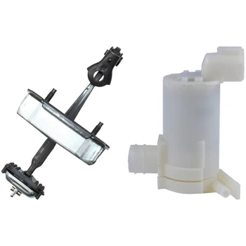 

1pcs for Honda Accord 2003-2007 Left Front Door Checker & 1pcs White Windshield Washer Pump for Nissan Infiniti