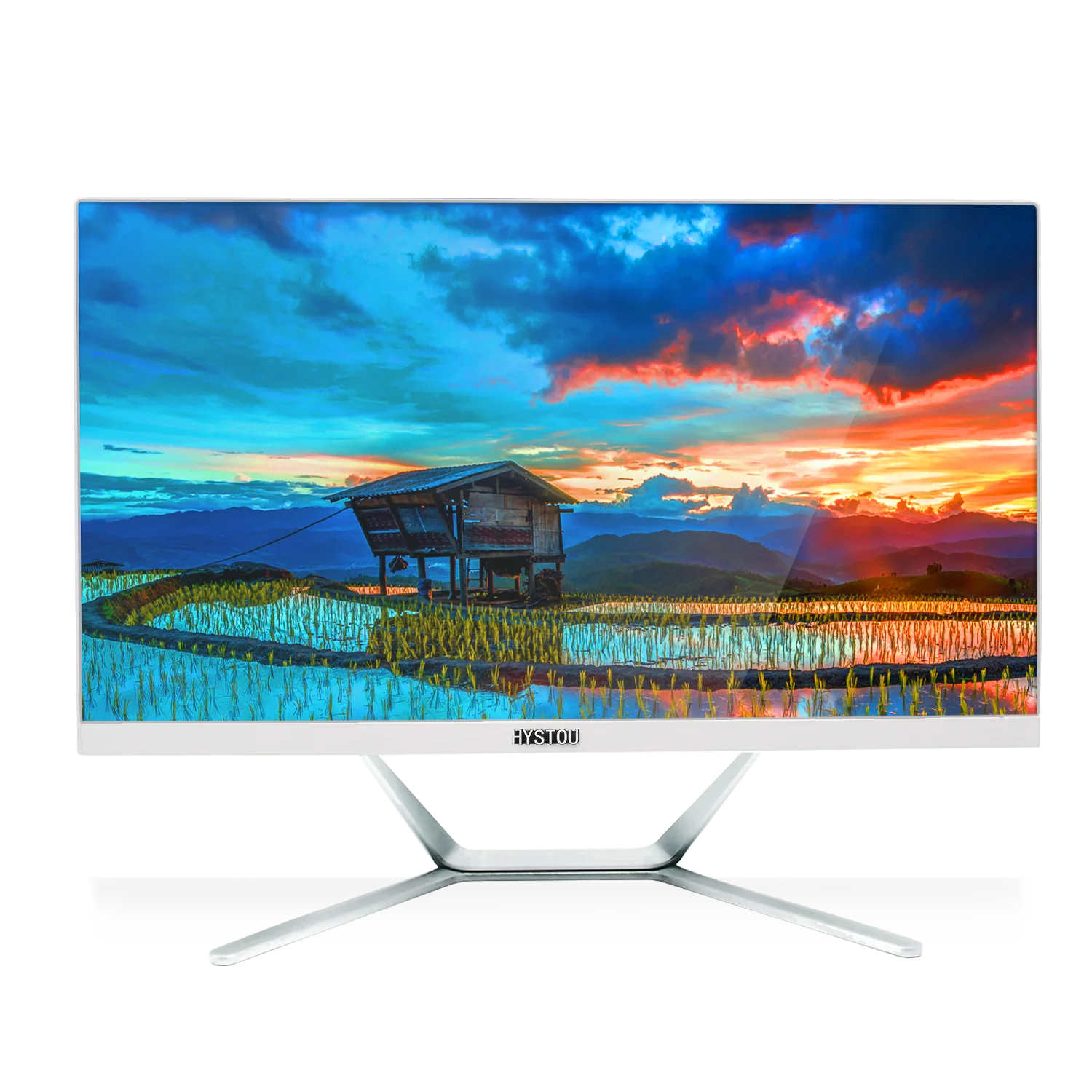 Factory price HYSTOU monoblock desktop all in one PC computer 23.8 inch monitor intel core i3 i5 i7 processors for gaming | Компьютеры и