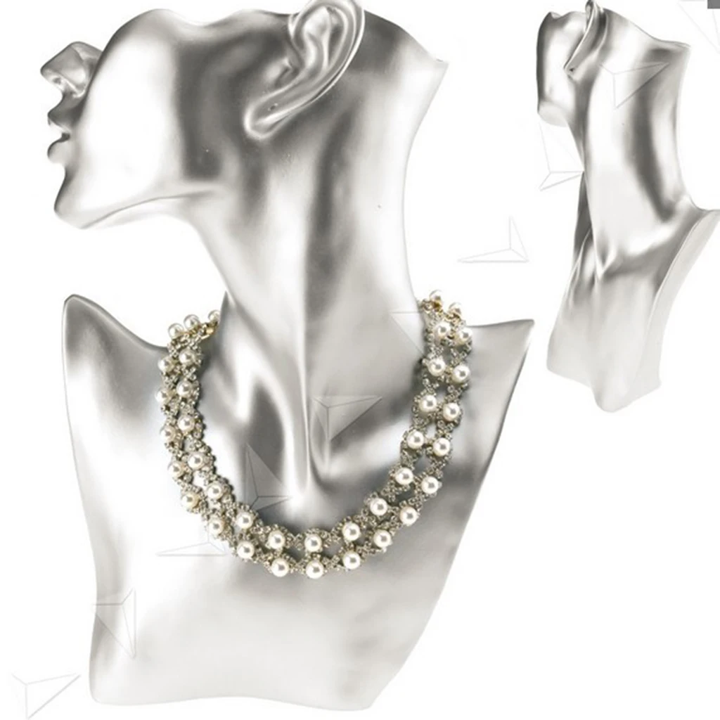 Female Fashion Jewelry Headless Mannequin Necklace Jewelry Pendant Display Stand Holder Jewelry Display Shelf