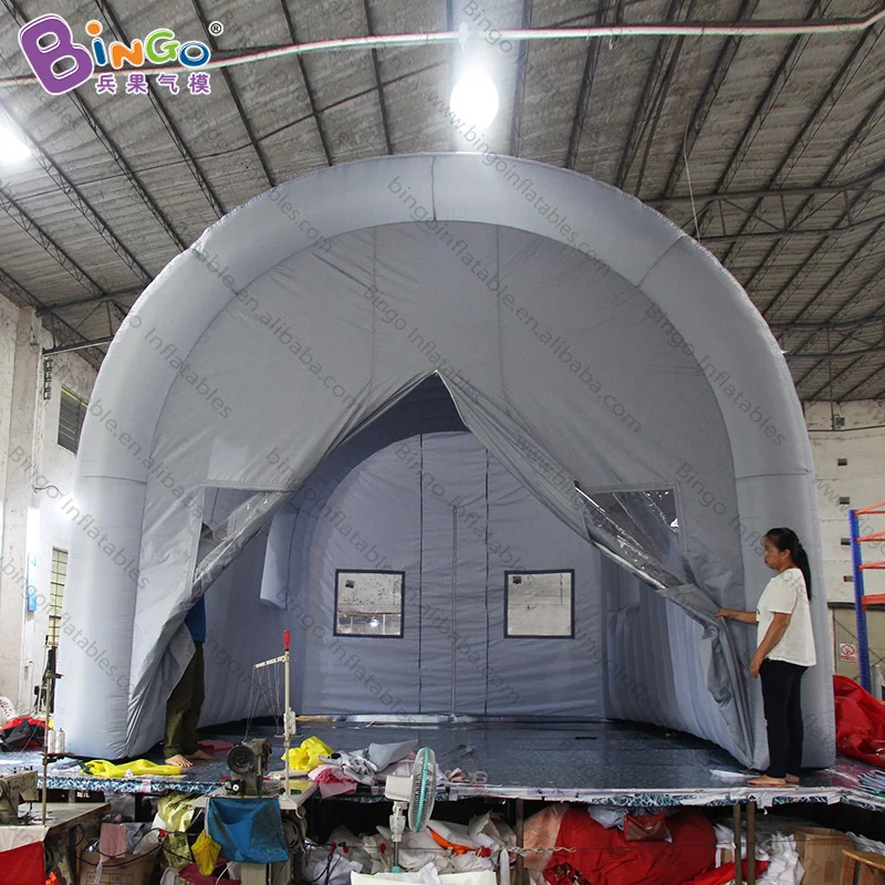 Выгодная цена 6x4,6x4,1 mH надувной серый тент на заказ archway палатка