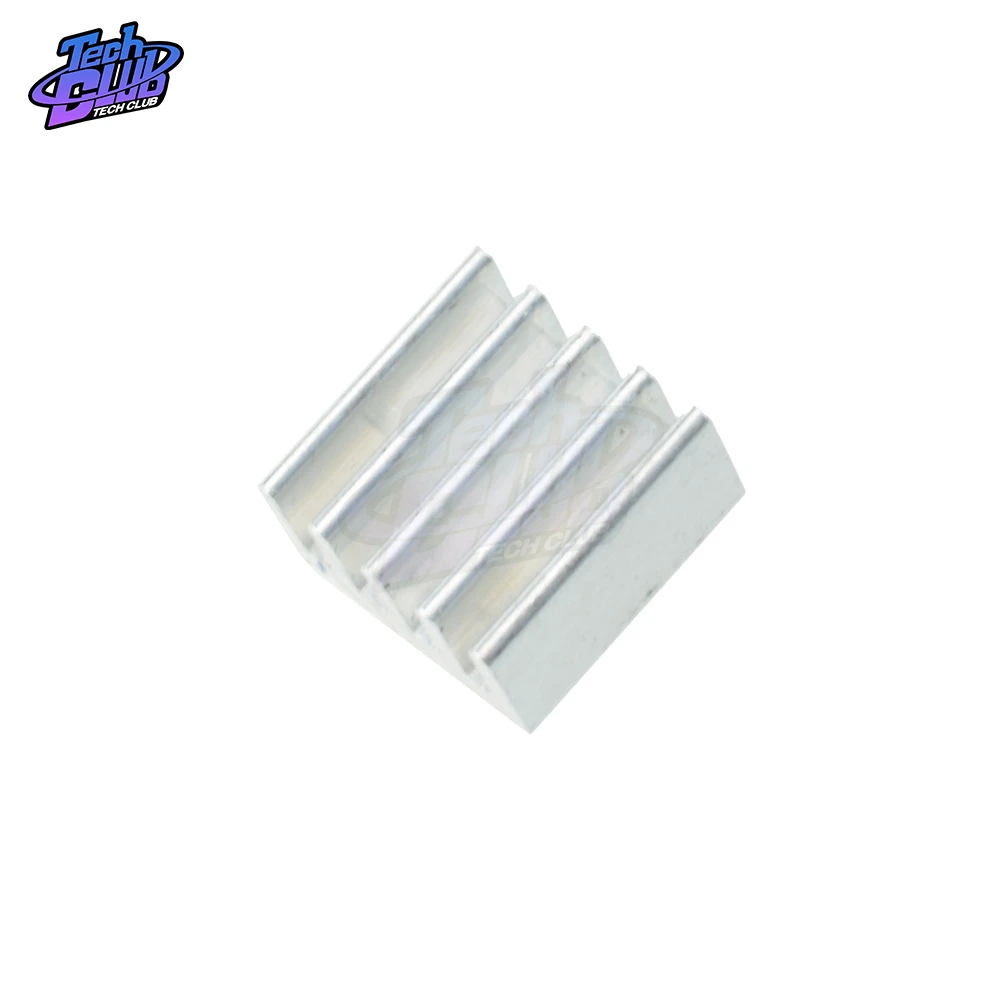 20Pcs 8.8*8.8*5Mm Heatsink Radiator Cooling Fin Aluminium Koellichaam Voor Raspberry Pi, chip, Led, Power Ic Transistor, Module Pbc