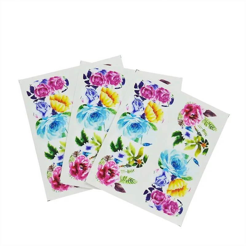 

Flower Series Nail Art Water Transfer Stickers Full Wraps /Nail Tips DIY A07