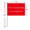 Free  shipping  xvggdg  Custom Hand Flag 14 x 21 cm  Shaking banner print buyer's  logo 50 pcs/lot ► Photo 3/5