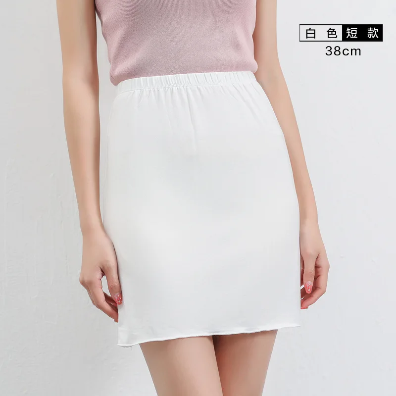 slips woman casual homme modal slip dress lady underdress vestidos womenjupon femme halka petticoat underskirt - Цвет: 1 38cm
