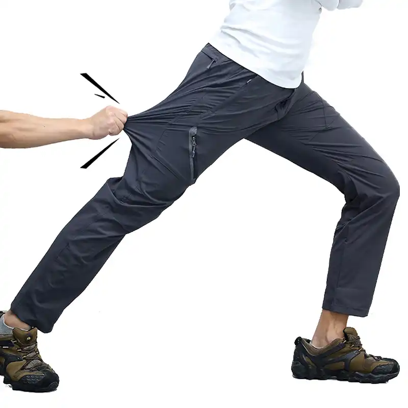 plus size stretch walking trousers