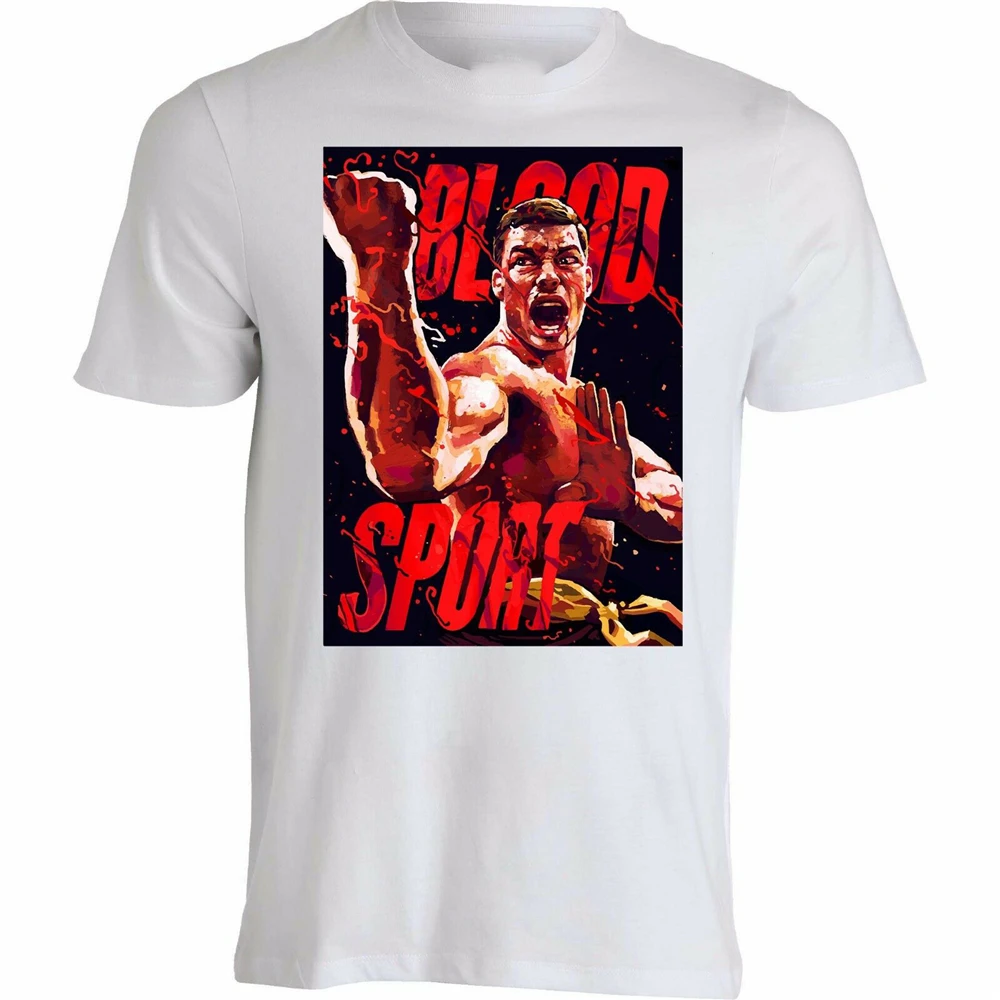 Постер Bloodsport Жан-Клода Ван Дамм художественная Мужская футболка (в наличии