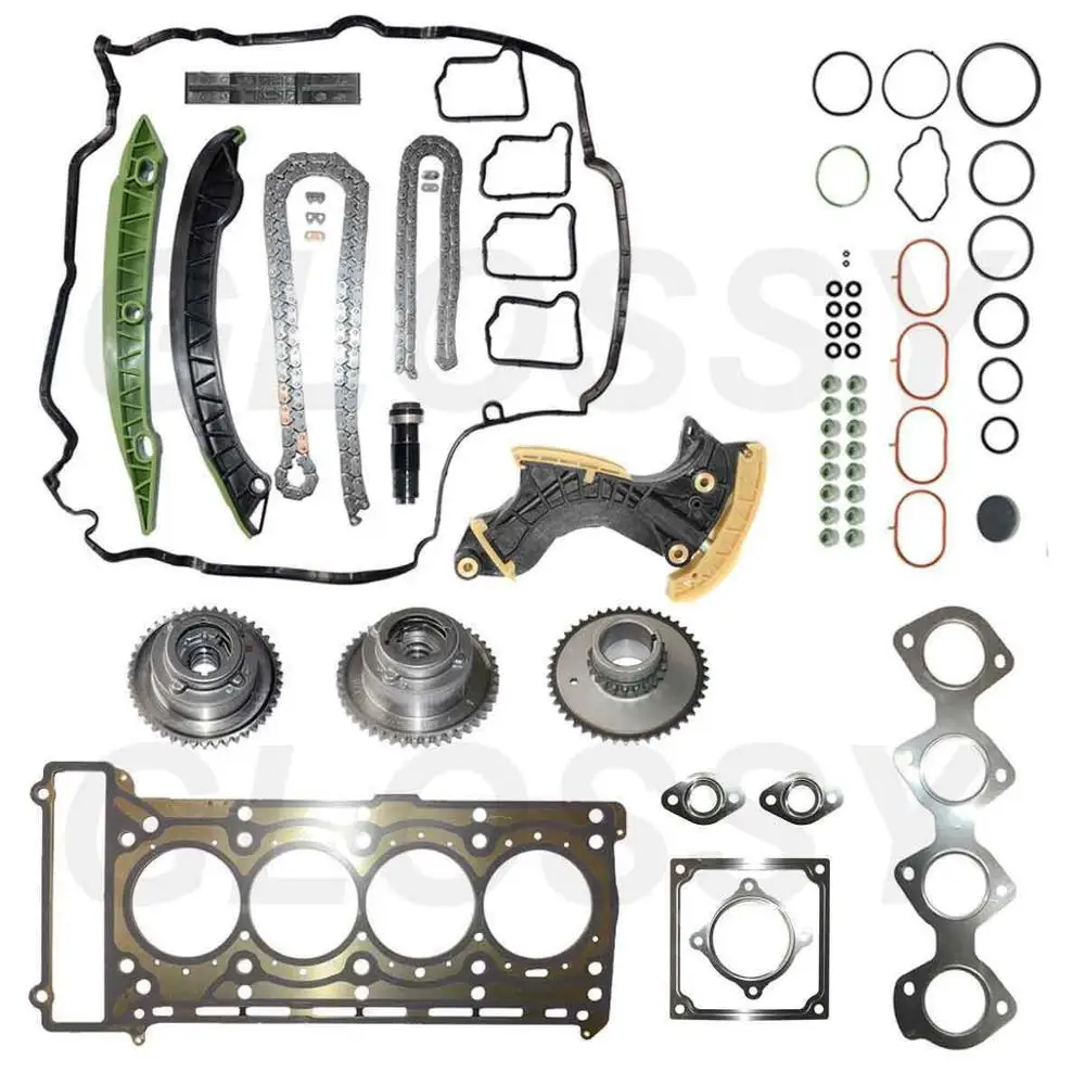 AP02 новый комплект цепи ГРМ + прокладок головки для Mercedes C E W212 C207 S204 W204 R172 M271 A2710502747