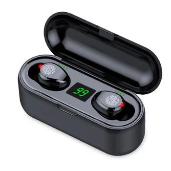 

F9 TWS Blutooth Earphone Mini Wireless Earbuds Stereo Earphone Sports Headset Audifonos Para Celular Elari LED Display 8D Bass