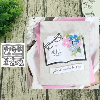 

Metal Cutting Dies book for Scrapbooking Steel Craft Die Cut Embossing Paper Card Album Stencil