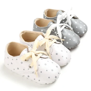 

Cotton Baby Shoes for Boy Girl Star Print Sneakers Sole Anti-Slip Newborn Infant First Walkers Toddler Casual Sport Crib Shoes