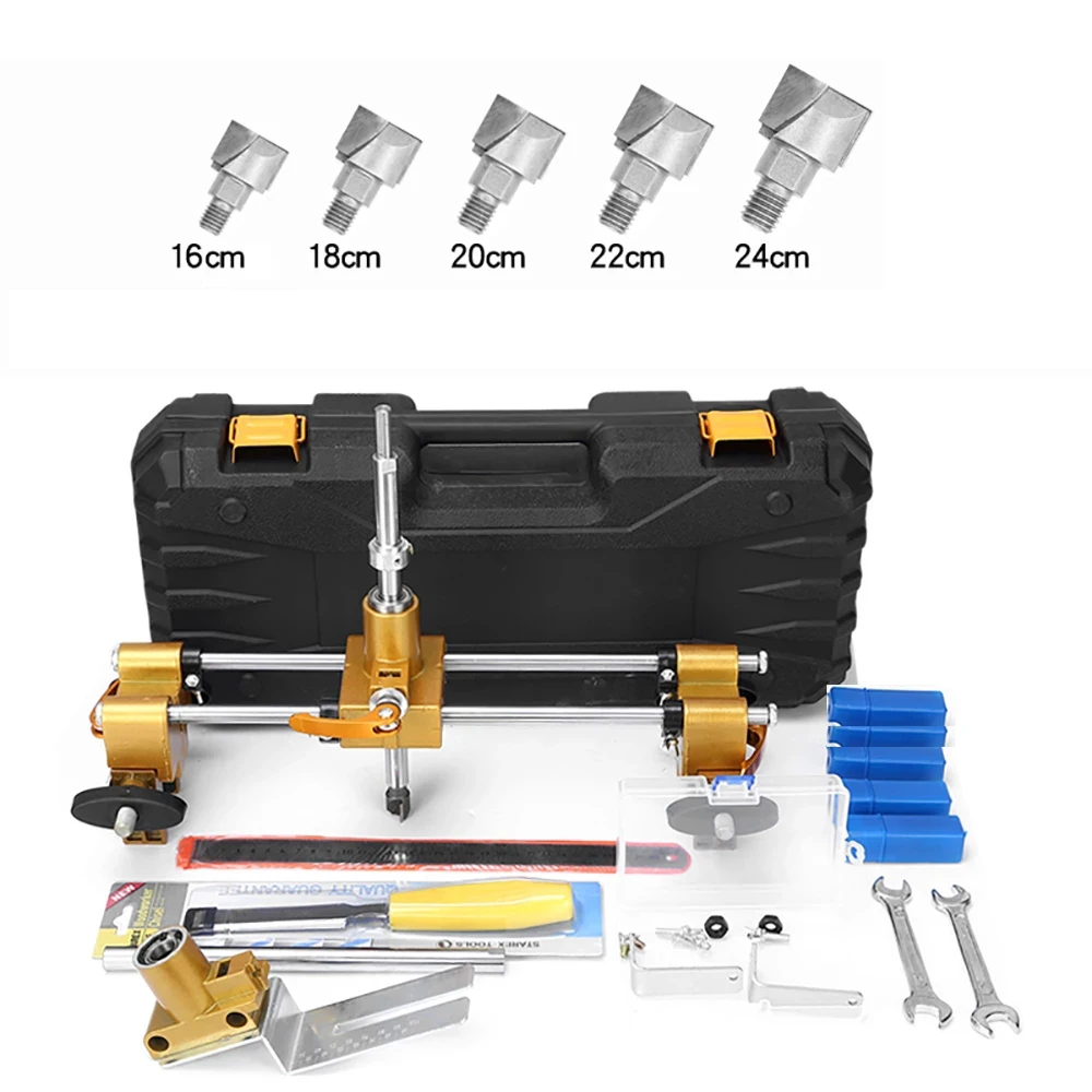 UniversalDoorLockHoleOpenerDeviceSetWoodDoorLockholeSlotting