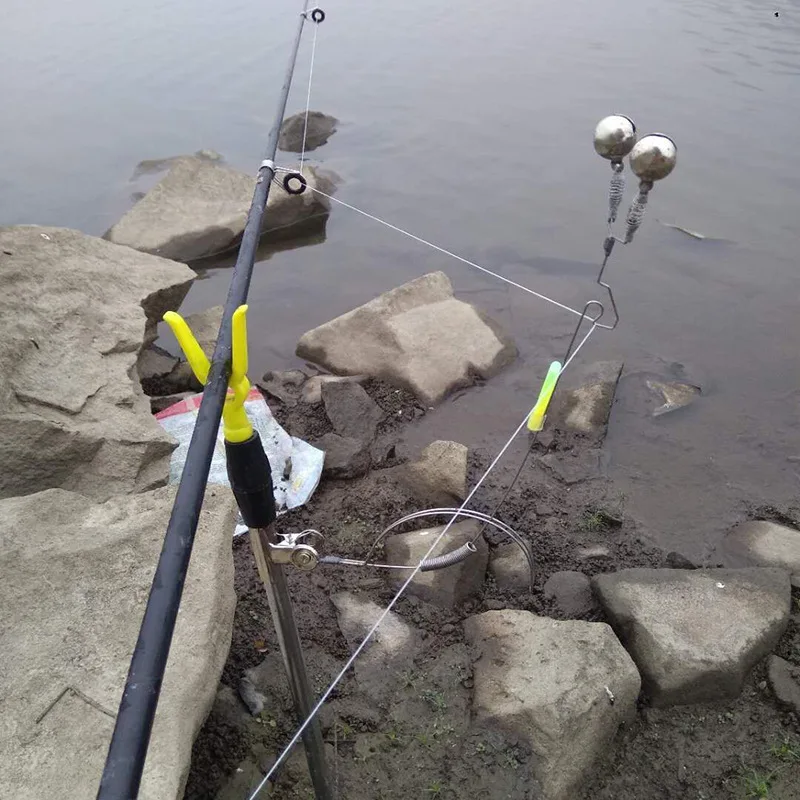 

G New Style Sea Fishing Rod Bell Alarm Bell Long Alarm Double Bell Electronic Fishing Bells Holder Case