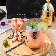 Домашний многофункциональный ананас форма кофе пивная чашка сок вино коктейли посуда для напитков вечерние пляжные украшения
