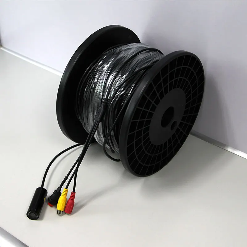 

520TVL 8 LEDS 90deg FOV Waterproof Color Underwater Fish Pipeline Chimney Inspection Camera