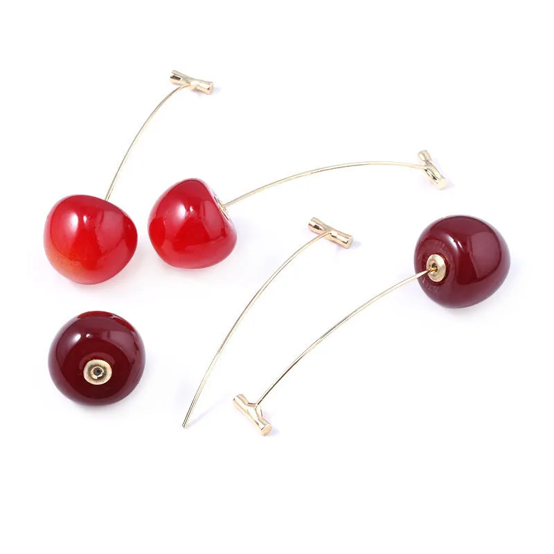 Drop Earrings Anime JoJo Bizarre Adventure Cosplay Props Cherry Ear Clip