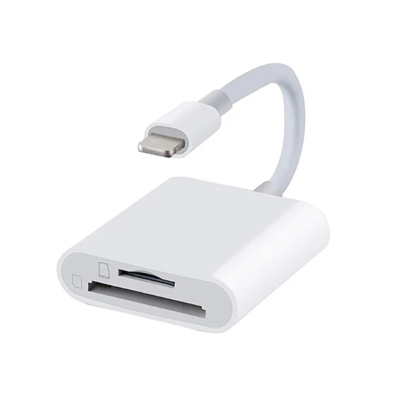 

SD TF Card Reader for lightning iPad Memory Cards Reader Adapter for Apple iPhone Camera OTG Data Cable Digital Kit