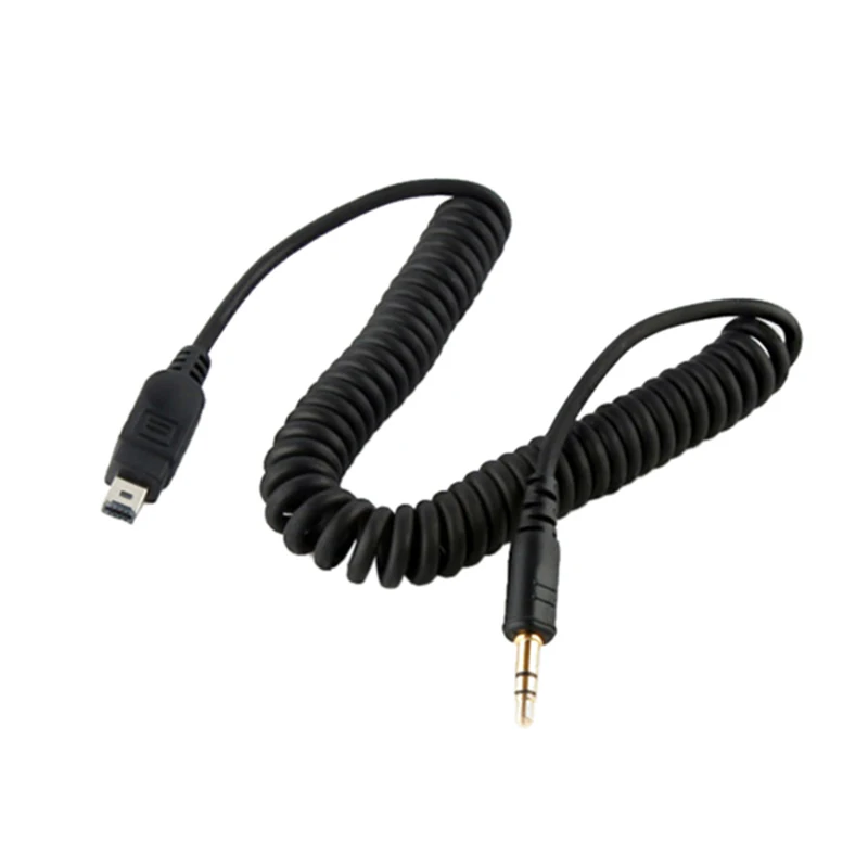 2.5mm-N3 / 2.5mm-MC-DC2 Shutter Release Cord Cable For Nikon D7500 D7200 D5600 D5500 D3300 D750 D610 DF For Yongnuo RF603 JY120 camera remote shutter button camera remote shutter release camera control cable