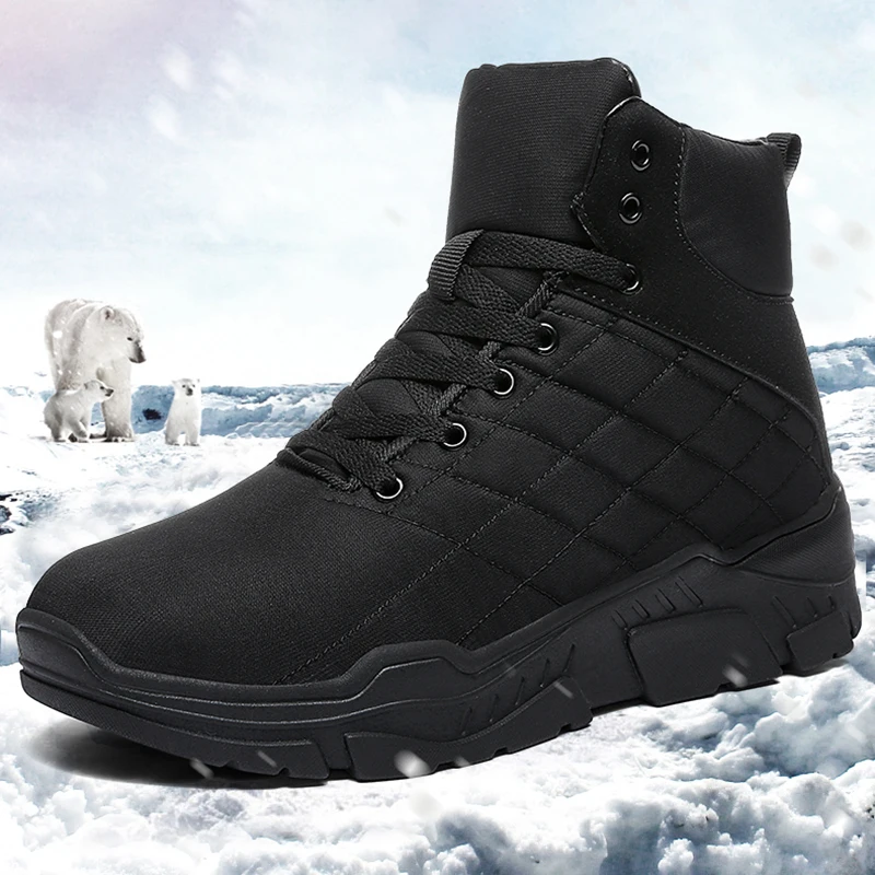 

Men Hiking Shoes MD sole Wear-resistant damping Professional Waterproof Tactical Boots Outdoor Mountain Climbing Sport Boots