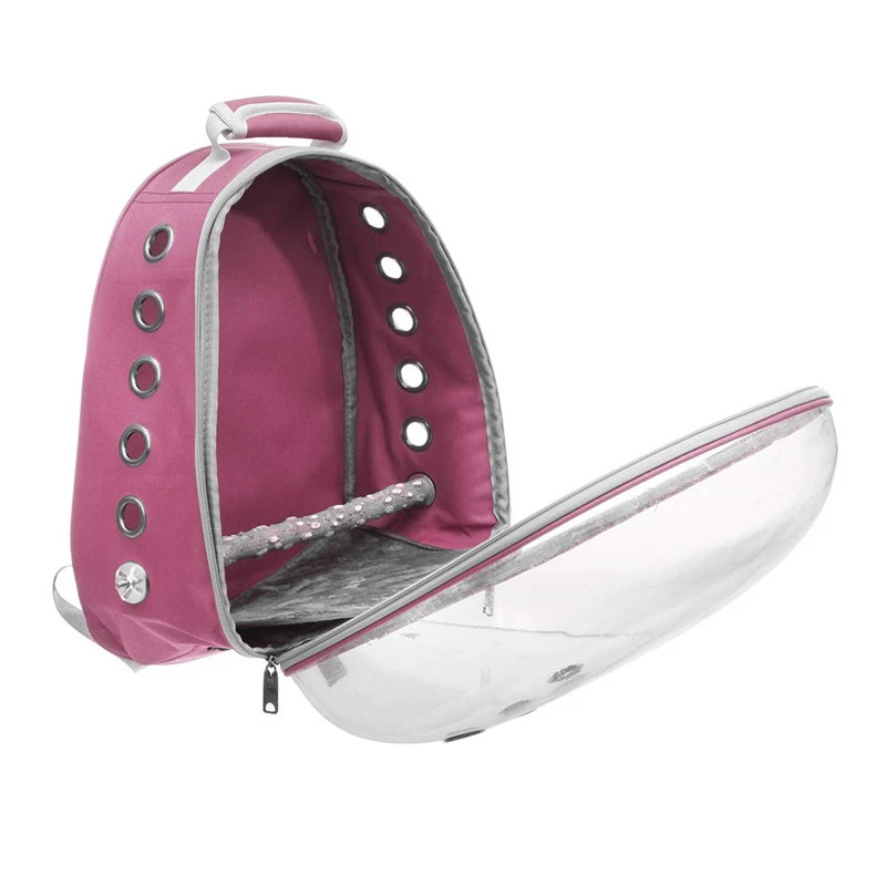 Pet-Parrot-Backpack-Small-Carrying-Cage-Outdoor-Travel-Comfortable-Breathable-Extensible-Carrier-Backbag-Space-Capsule (4)