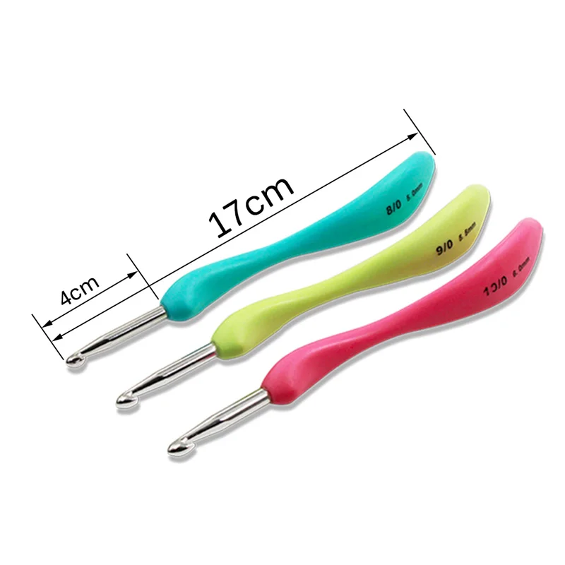 Crochet Hook Set Ergonomic Grip  Knitting Tools Accessories Set - 8pcs Set  2.5-6.0mm - Aliexpress