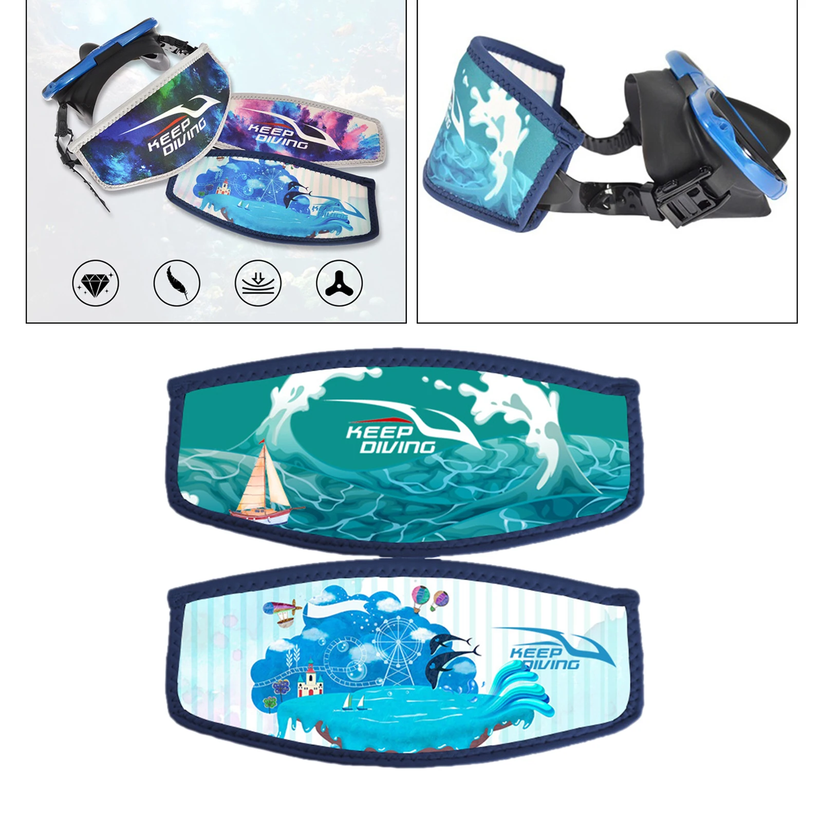 Diving Mask Strap Cover Underwater Snorkeling