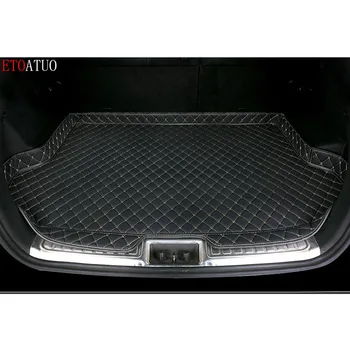 

High Side Waterproof Car Trunk Mat AUTO Tail Boot Tray Liner Cargo Rear Pad Parts For Mercedes-Benz C-Class 2015 2016 17 2018