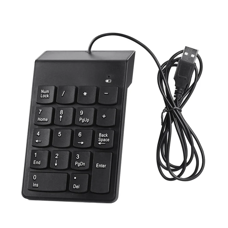 

Wireed USB Numeric Keypad Mini Numpad 18 Keys Digital Keyboard For IMac/MacBook Air/Pro Laptop PC Notebook Desktop