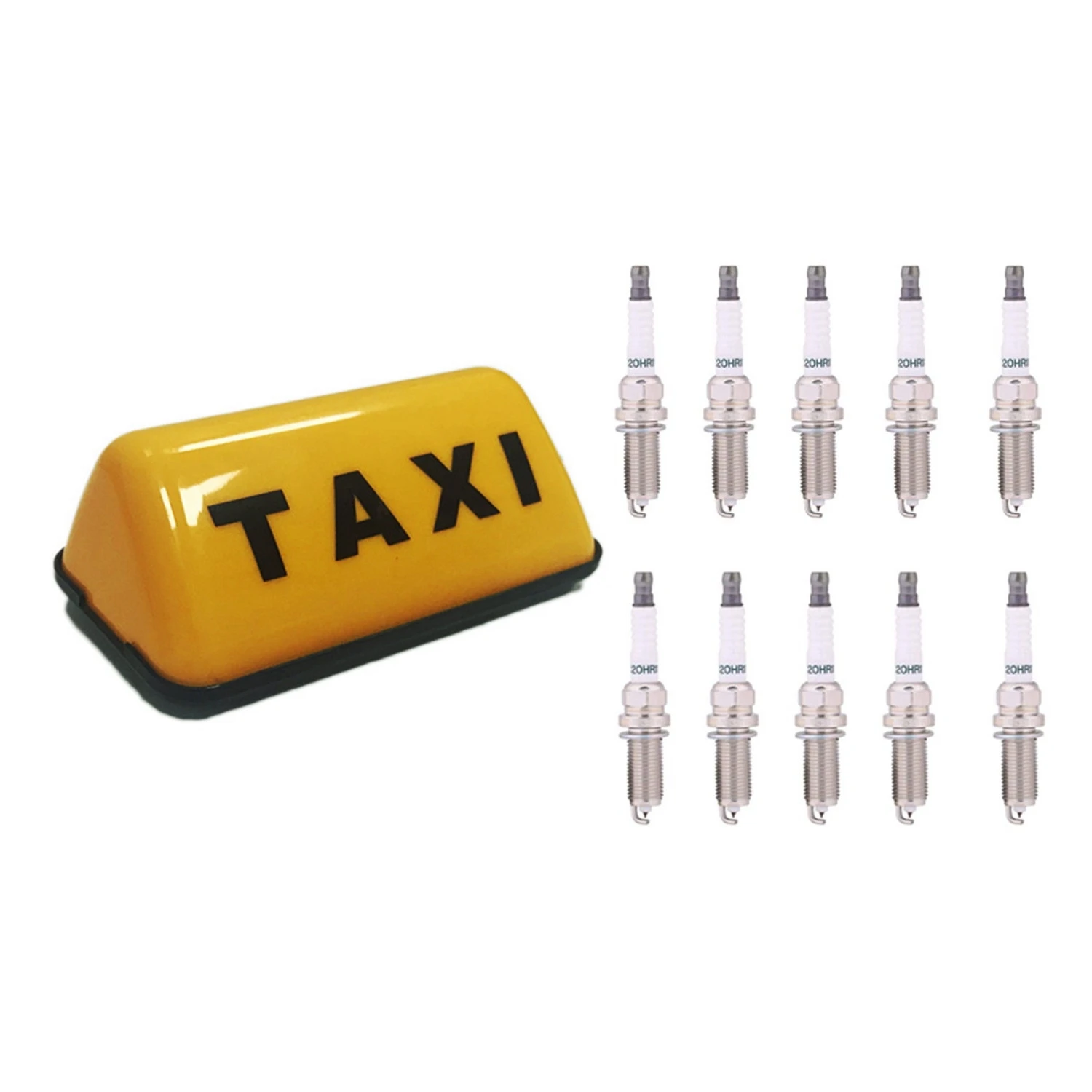 1X TAXI Led Indicator Light Sign LED Day &amp 10Pcs SC20HR11 90919-01253 Apply To Iridium Spark Plugs | Автомобили и мотоциклы