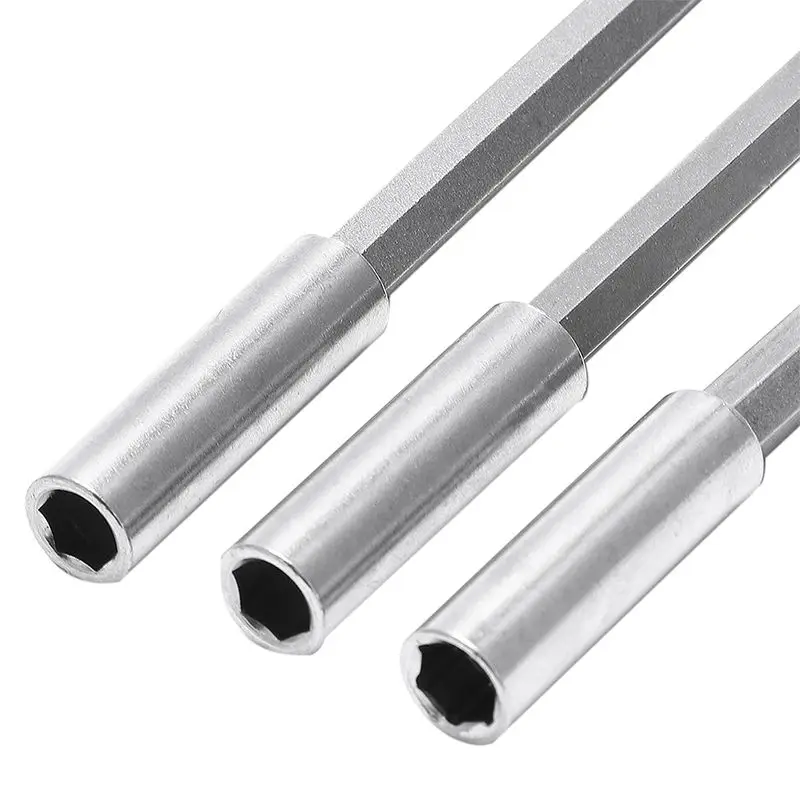 BMBY-3Pc 1/4 с шестигранной головкой Quick Release Магнитная отвертка 60/100/150 мм удлинитель для бит держатель