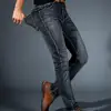 Pants Stretch Long Jeans Mid Rise Men's Jeans Men's Fashion Slim Fit Jeans Plus Size European Men's Denim Pants 1