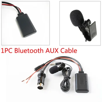 

Wireless AUX Cable Parts Replacement Black With Microphone For Kenwood