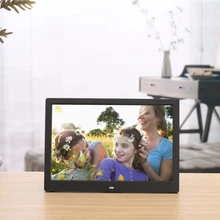 MOOL SJD-1203 12 дюймов светодиодная цифровая фоторамка 1280x800 H-D экран Настольный альбом дисплей изображение MP4 видео MP3 звуковые часы Calenda