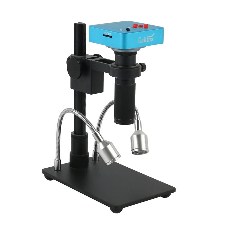 38MP 1080P 2K 60FPS Hdmi Usb Industrie Elektronische Video Microscoop Camera 10X-200X Zoom C-Mount Lens Moederbord detectie