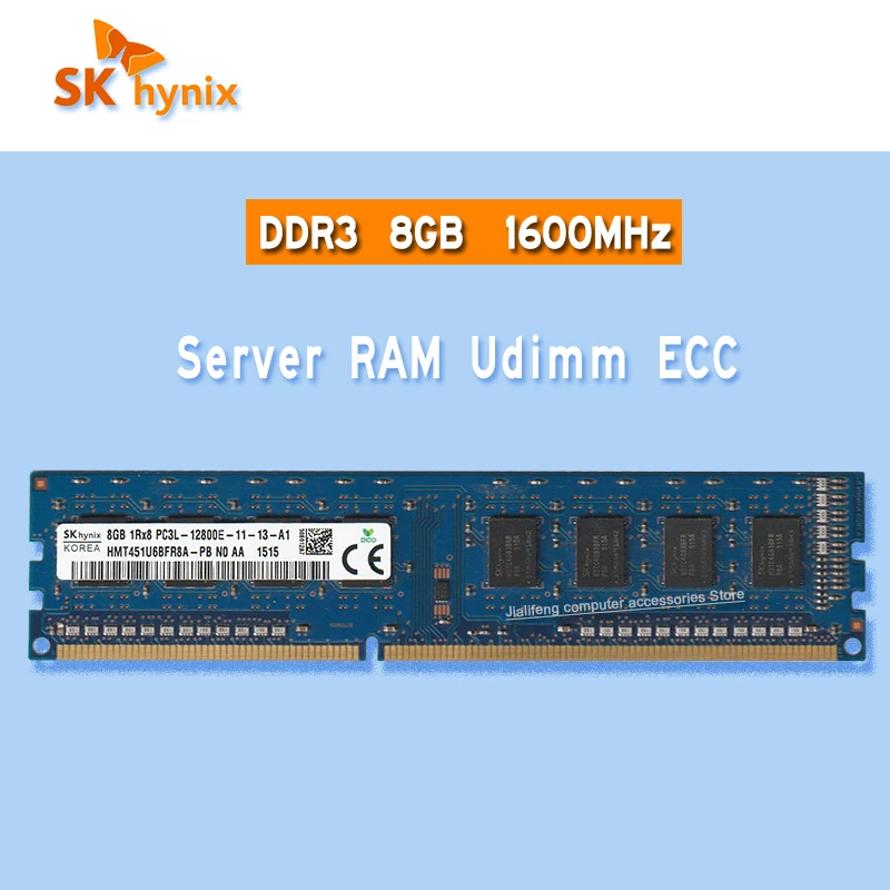 SK hynix Server ddr3 8GB 1600MHz ECC Workstation Memory RAM PC3 12800E | Компьютеры и офис